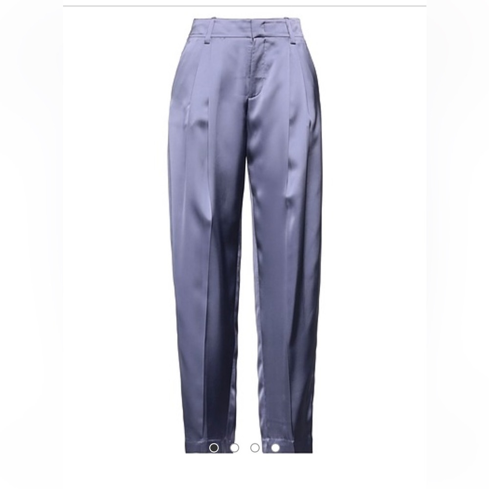 NWT Vince pleat front satin trousers 💜 Size 10 - Picture 12 of 12